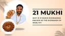 21 Mukhi Rudraksha: Kubera’s Bead for Ethical Wealth Protection and Spiritual Authority -DKSCORE