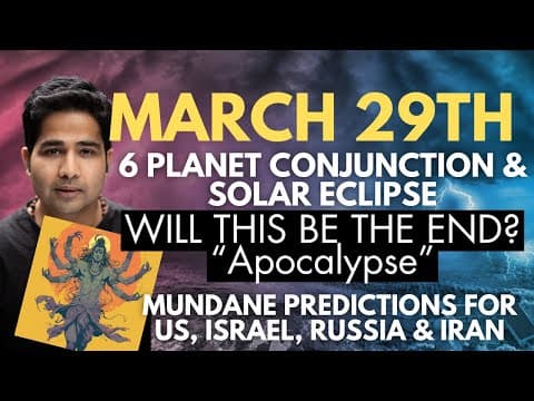 Understanding the March 29th 6 Planet Conjunction, Solar Eclipse, and Saturn Rahu Conjunction -DKSCORE Understanding the March 29th 6 Planet Conjunction, Solar Eclipse, and Saturn Rahu Conjunction -DKSCORE