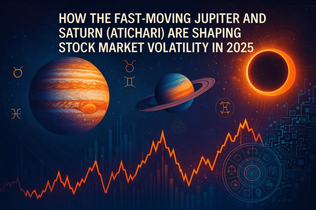 Jupiter and Saturn's Fast Speed (Atichari) and Stock Market Volatility: Vedic Astrology Insights for 2025 -DKSCORE Jupiter and Saturn's Fast Speed (Atichari) and Stock Market Volatility: Vedic Astrology Insights for 2025 -DKSCORE