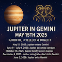Jupiter in Gemini May 15th 2025: Vedic Astrology Insights on Growth, Intellect & Duality -DKSCORE Jupiter in Gemini May 15th 2025: Vedic Astrology Insights on Growth, Intellect & Duality -DKSCORE