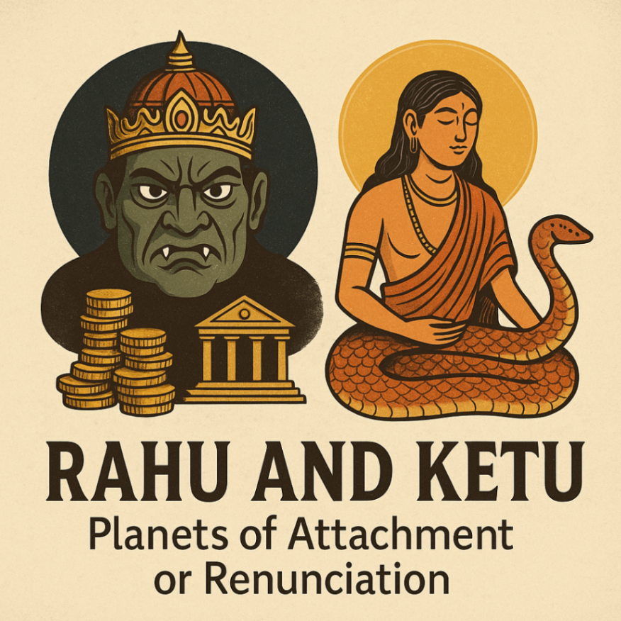 Rahu and Ketu: Planets of Attachment or Renunciation -DKSCORE Rahu and Ketu: Planets of Attachment or Renunciation -DKSCORE