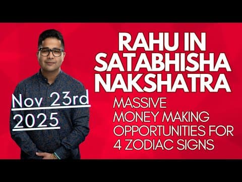 Rahu in Satabhisha Nakshatra: Breakthroughs Obsessions and Strategic Wins for 12 Signs -DKSCORE