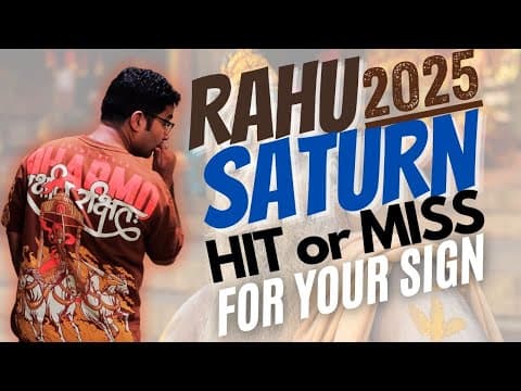 Rahu and Saturn Powerful Influence on Your 2025 Horoscope -DKSCORE Rahu and Saturn Powerful Influence on Your 2025 Horoscope -DKSCORE