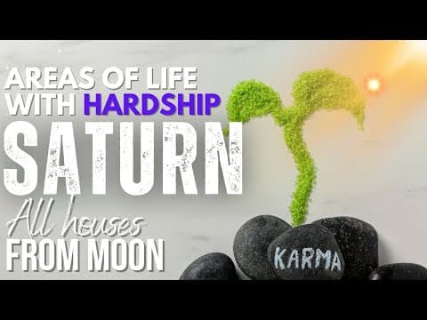 Saturns Influence in Vedic Astrology: Insights from Moon Sign Houses -DKSCORE Saturns Influence in Vedic Astrology: Insights from Moon Sign Houses -DKSCORE