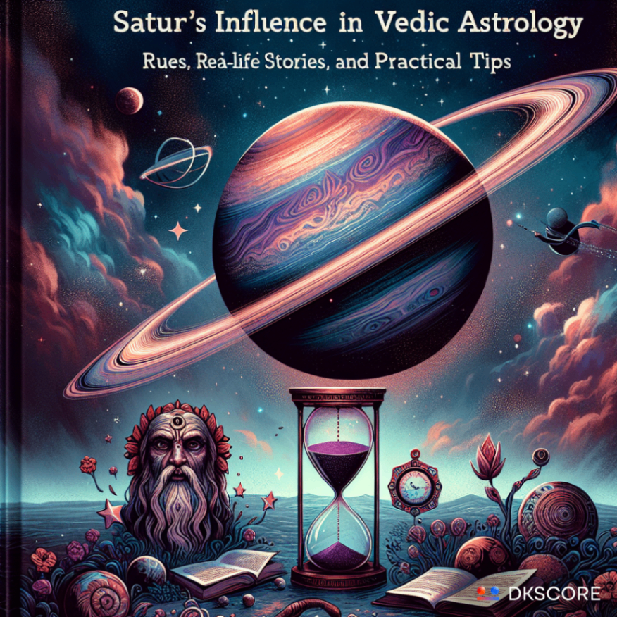 Saturns Influence in Vedic Astrology: Rules, Myths, Real-Life Stories, and Practical Tips -DKSCORE Saturns Influence in Vedic Astrology: Rules, Myths, Real-Life Stories, and Practical Tips -DKSCORE