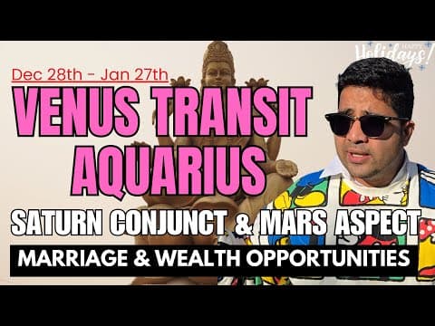 Venus Transit Aquarius Insights: Unveiling Vedic Astrologys Golden Yoga -DKSCORE Venus Transit Aquarius Insights: Unveiling Vedic Astrologys Golden Yoga -DKSCORE