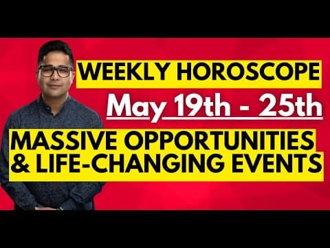 Discover Your Path: Weekly Horoscope Insights from May 19-25 -DKSCORE Discover Your Path: Weekly Horoscope Insights from May 19-25 -DKSCORE