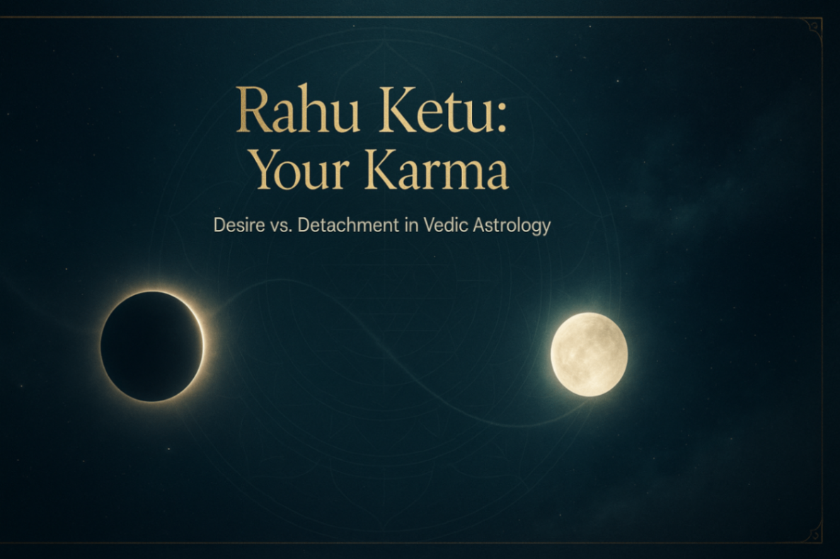 Rahu Ketu: Your Karma — Desire Detachment and the Art of Balance -DKSCORE Rahu Ketu: Your Karma — Desire Detachment and the Art of Balance -DKSCORE